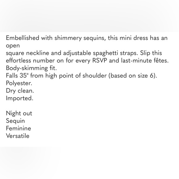 Madewell Shimmering Bronze Sequin Mini Dress - Picture 4 of 4